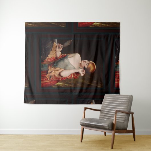 Tenture Le miroir du studio par Albert Henry Collings (En situation (horizontale))