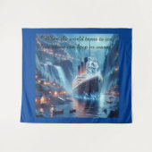 Tenture Le miroir gelé (Devant (Horizontal))