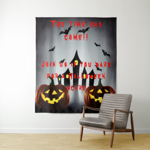 Tenture Le moment de la fête d'Halloween Rejoignez si vous