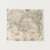 Tenture Le monde sur la projection de Mercator (Devant (Horizontal))