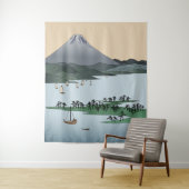 Tenture Le Mont Fuji (En situation)