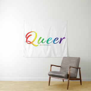 Tenture Le mot unique expressif et étrange de SlipperyJoe 
