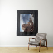 Tenture Le Mur de la ville de Haarlem en hiver (En situation)