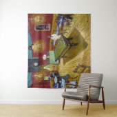 Tenture Le Night Cafe | Van Gogh | (En situation)