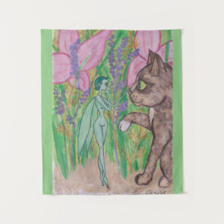 Tenture le nouveau freind de kitten