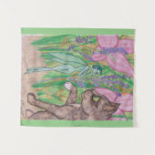 Tenture le nouveau freind de kitten (Devant (Horizontal))