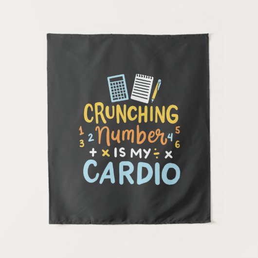 Tenture Le Numéro D'Arrêt Comptable Est Mon Cardio (Devant)