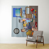 Tenture Le paradis des rebelles (En situation)