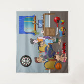 Tenture Le paradis des rebelles (Devant)