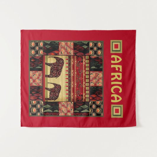 Tenture Le patchwork africain (Devant (Horizontal))