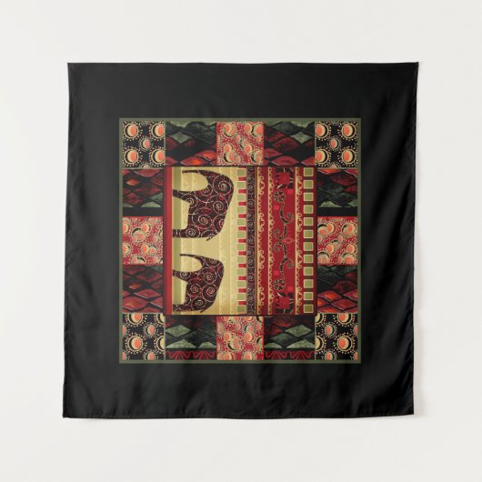 Tenture Le patchwork africain (Devant (Horizontal))