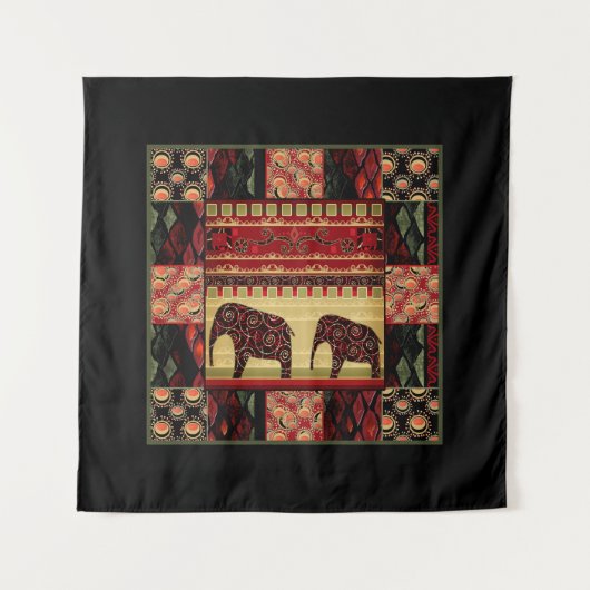 Tenture Le patchwork africain (Devant)