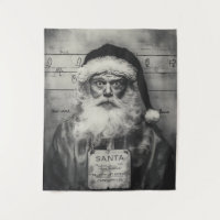 Le Père Noël Mugshot : La liste des vilains n'est 