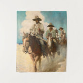 Tenture Le Petit Posse commence son voyage (Devant)