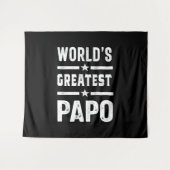 Tenture Le plus grand papo drôle du monde masculin - Fête  (Devant (Horizontal))