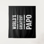 Tenture Le plus grand papo drôle du monde masculin - Fête  (Devant)