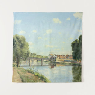 Tenture Le Pont Du Chemin De Fer Camille Pissarro