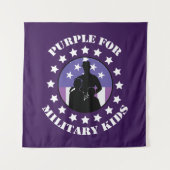 Tenture Le Purple Fier Pour L'Armée (Devant)