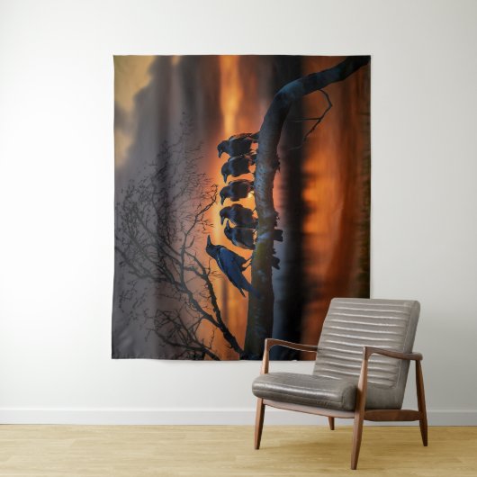 Tenture Le rassemblement (En situation)