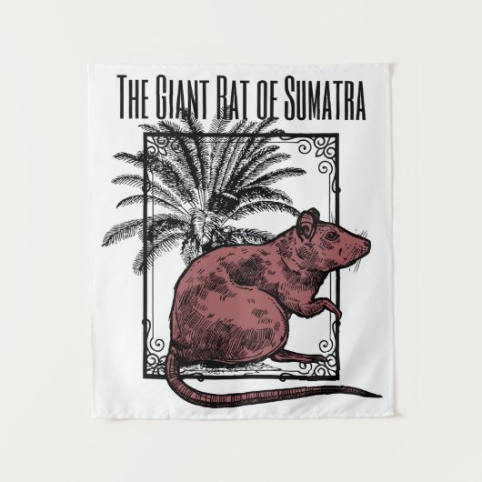 Tenture Le Rat géant de Sumatra Holmesian Sherlock Holmes (Devant)