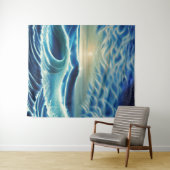 Tenture Le rugissement de la mer Bleue (En situation (horizontale))