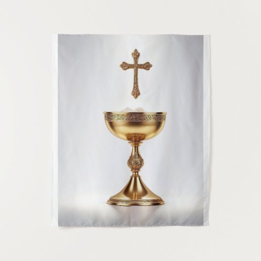 Tenture Le Saint Graal catholique (Devant)