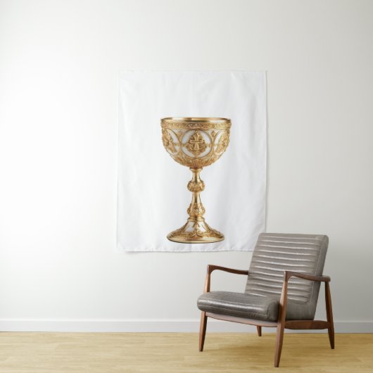 Tenture Le Saint Graal catholique (En situation)