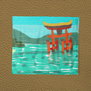 Tenture Le sanctuaire d'Itsukushima