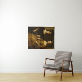 Tenture Le secret de la clé sacrée : Madonna et Ch de la R (En situation (horizontale))