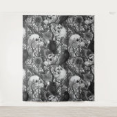 Tenture Le secret de Raven. Illustration gothique sombre e (Devant)