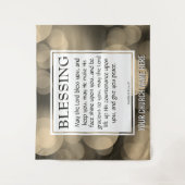 Tenture LE SEIGNEUR VOUS BÉNERA Numéros 6:24-26 Église (Devant)