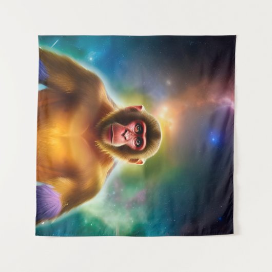 Tenture Le singe (deux) (Devant (Horizontal))