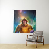 Tenture Le singe (deux) (En situation)