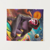 Tenture Le Singe (Trois) (Devant (Horizontal))