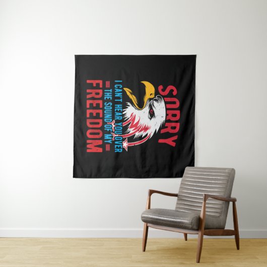 Tenture Le Son De Ma Liberté (En situation (horizontale))