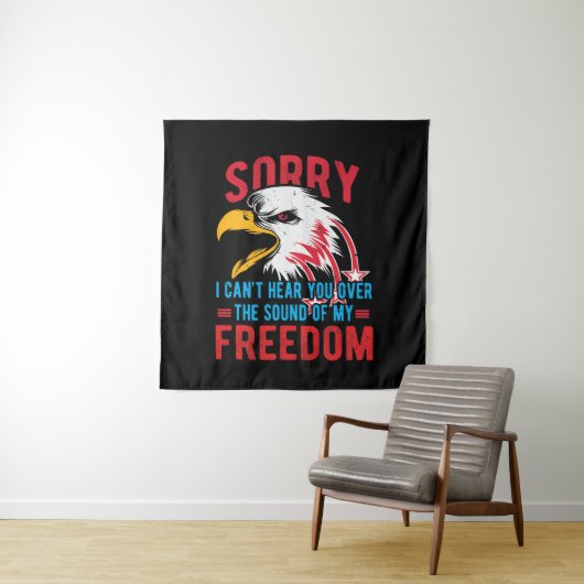 Tenture Le Son De Ma Liberté (En situation)