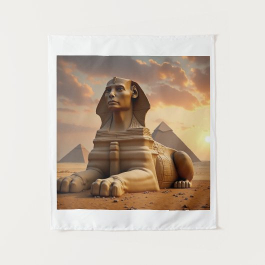 Tenture Le Sphinx de Gizeh – Gardien des Pyramides (Devant)