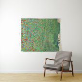 Tenture le tableau de Gustav Klimt, Mohnfeld (En situation (horizontale))