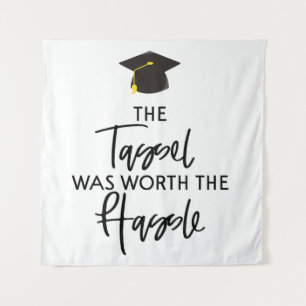 Tenture Le Tassel Vaut La Fête De La Graduation Hassle