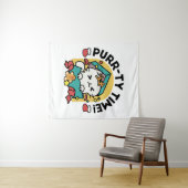 Tenture Le temps de la pub ! - Conception de Noël Festive (En situation (horizontale))