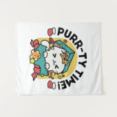 Tenture Le temps de la pub ! - Conception de Noël Festive (Devant (Horizontal))