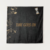 Tenture Le temps passe sur Tapestry. (Devant)