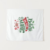 Tenture Le Typographe du Magic Christmas (Devant (Horizontal))