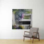 Tenture Le Vélo du jardin (En situation (horizontale))