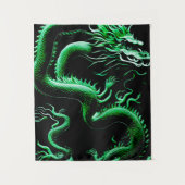 Tenture Le vert dragon (Devant)