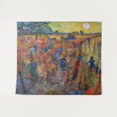 Tenture Le vignoble rouge | Vincent van Gogh | (Devant (Horizontal))