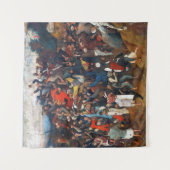 Tenture Le vin de Saint Martin, Pieter Bruegel (Devant)