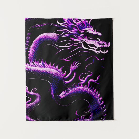 Tenture Le violet du dragon (Devant)