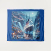 Tenture Le voyage éternel de l'amour" (Devant (Horizontal))