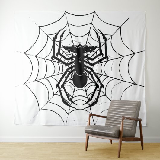 Tenture Le Web de SpiderGremlin (En situation (horizontale))